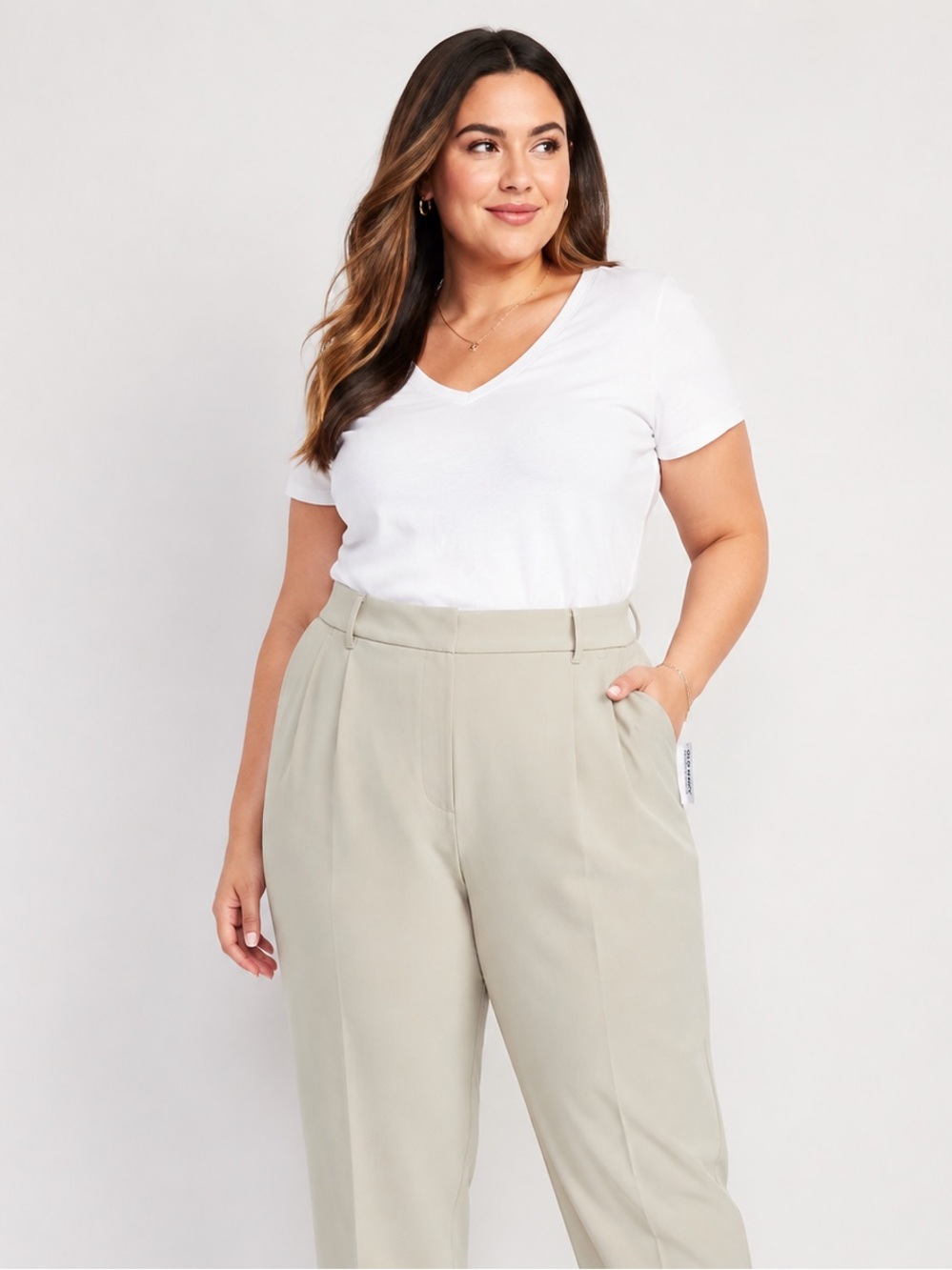 Old Navy Taylor Wide Leg Trousers Extra High Rise Full Length XL